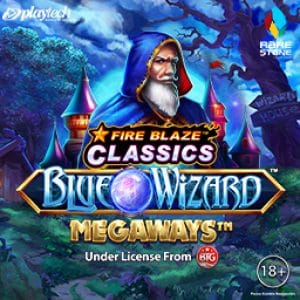 Fire Blaze Blue Wizard Megaways game screenshot
